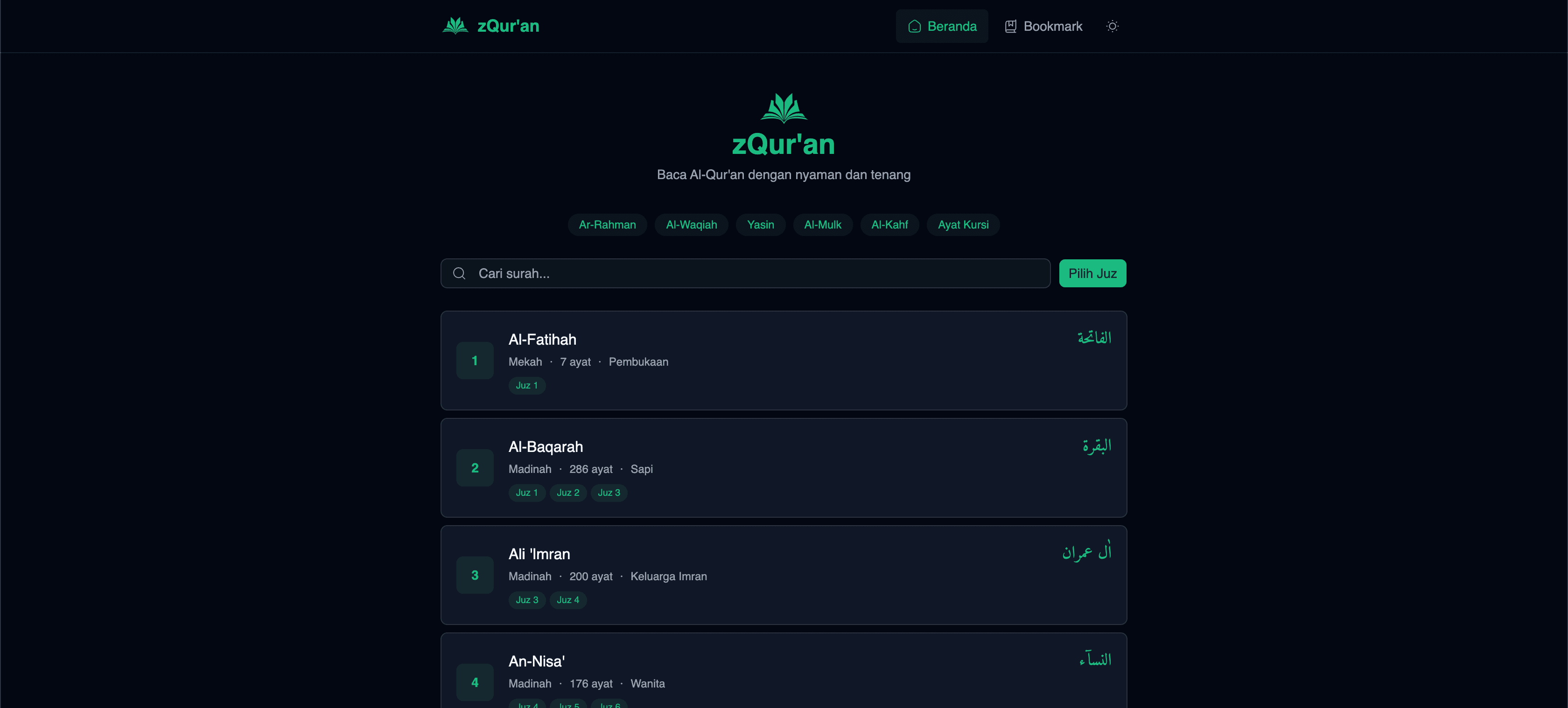 zQuran - Baca Quran Praktis